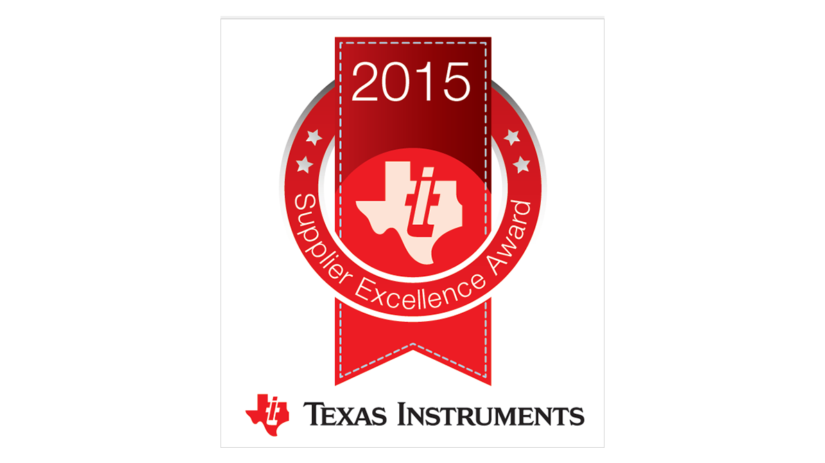 ASMPT榮獲德州儀器2015年年度供應商卓越獎