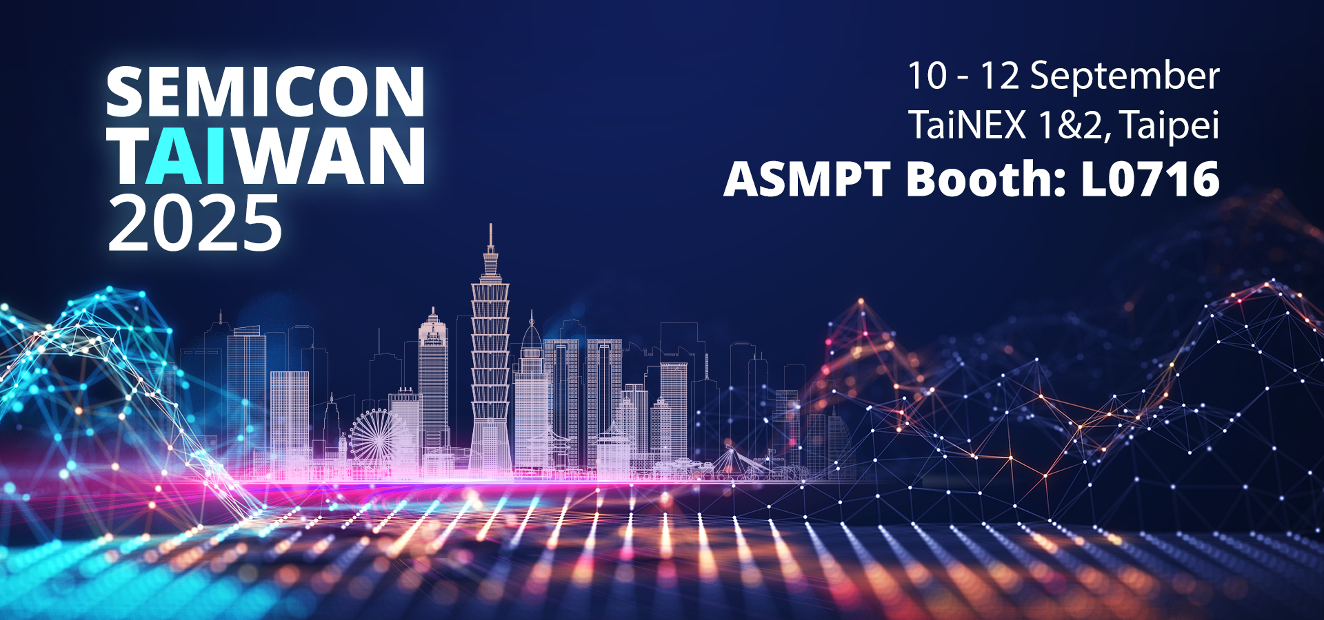 ASMPT exhibits at SEMICON Taiwan 2025 - Enabling Chips for AI