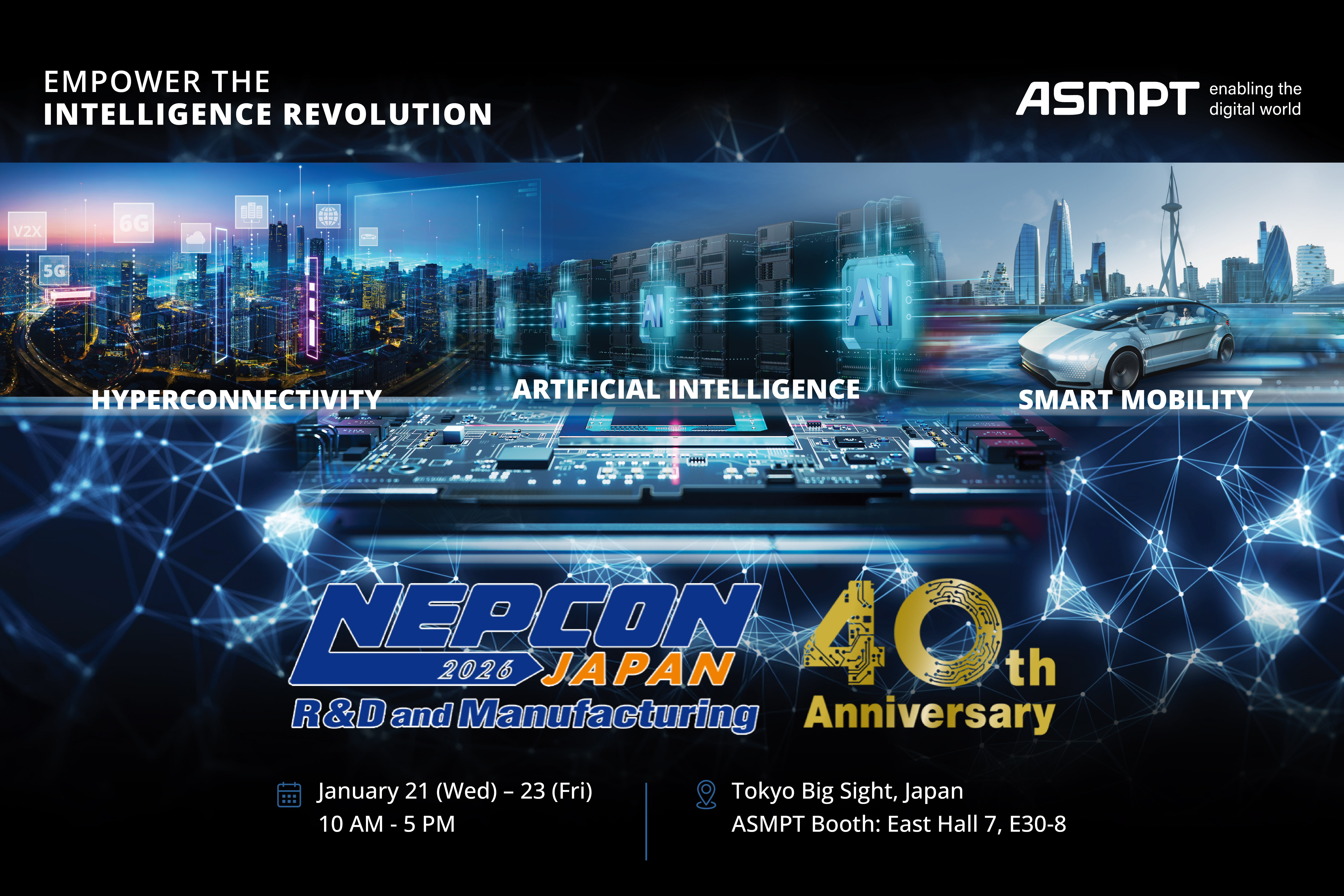 ASMPT SEMI Solutions exhibits at NEPCON Japan
